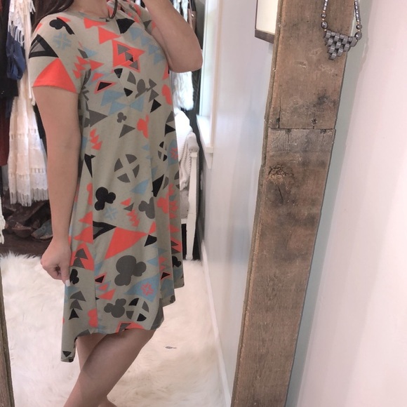 Lularoe size small Minnie Mouse Disney maxi dress - Picture 1 of 7